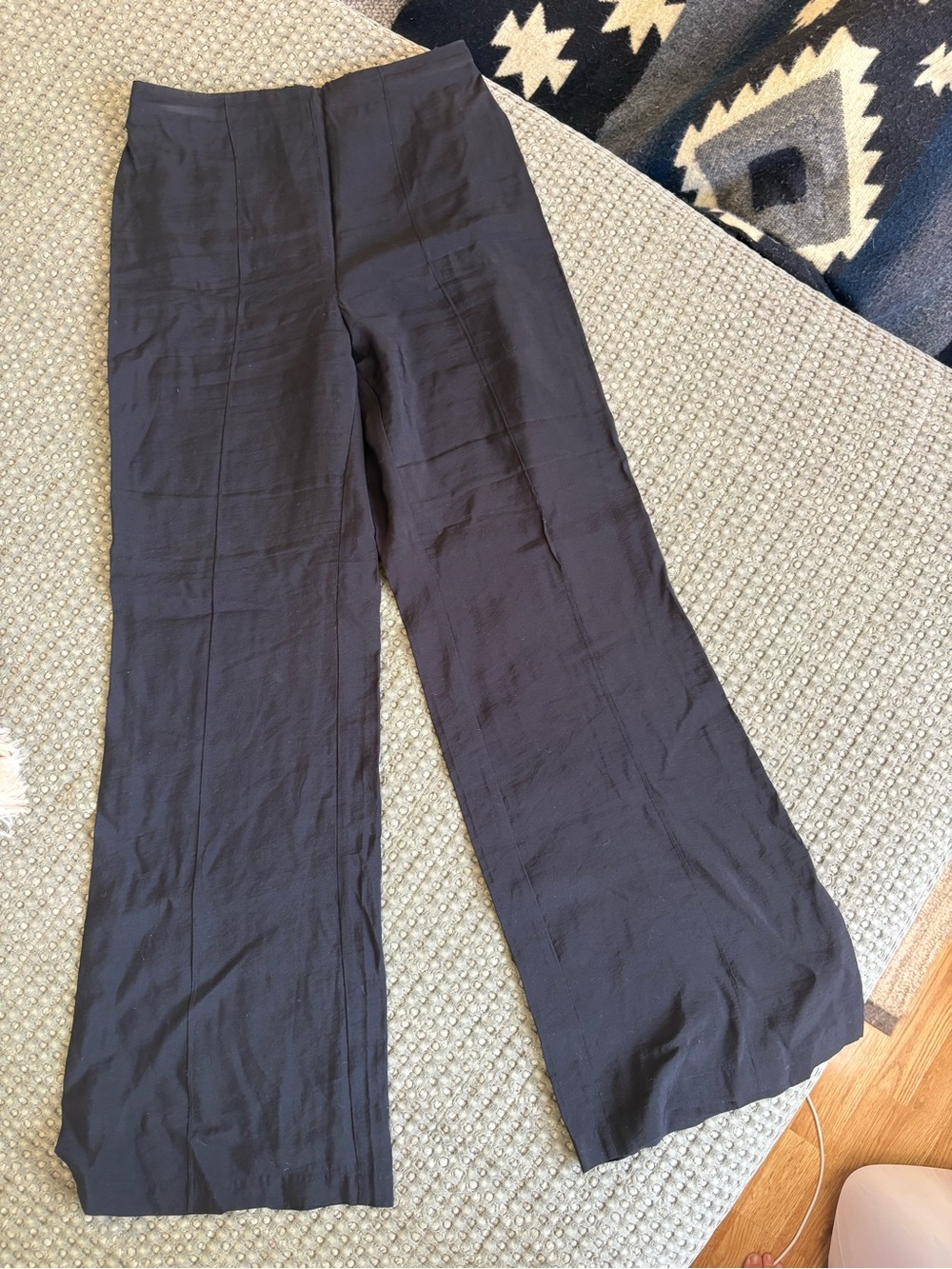 Darling Black Wide-Leg High-Rise Pants size 6